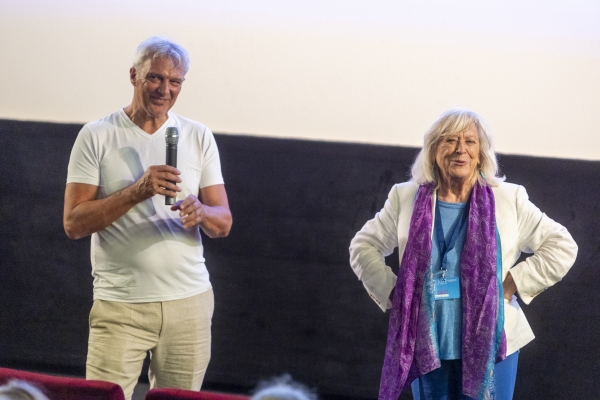  Festivalleiter Matthias Helwig und Margarethe von Trotta (© Pavel Broz)