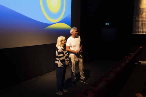  Margarethe von Trotta und Festivalleiter Matthias Helwig (© Jörg Reuther)