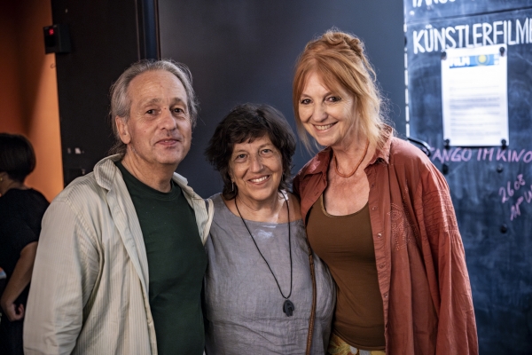 Tanguero Ralf Sartori mit Regisseurin Ana Bayer (© Pavel Broz)