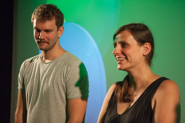 Timm Kröger (Kamera), Sandra Wollner (Regie) (© Pavel Broz)
