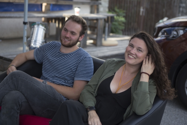 Linus Herbig-Matten, Mascha Schillinski (Regie) (© Jörg Reuther)