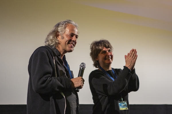 Rolando Colla (Regie FSFF-Gewinner What you don’t know about me) und Linda Olsansky (Hauptdarstellerin) (© Pavel Broz)